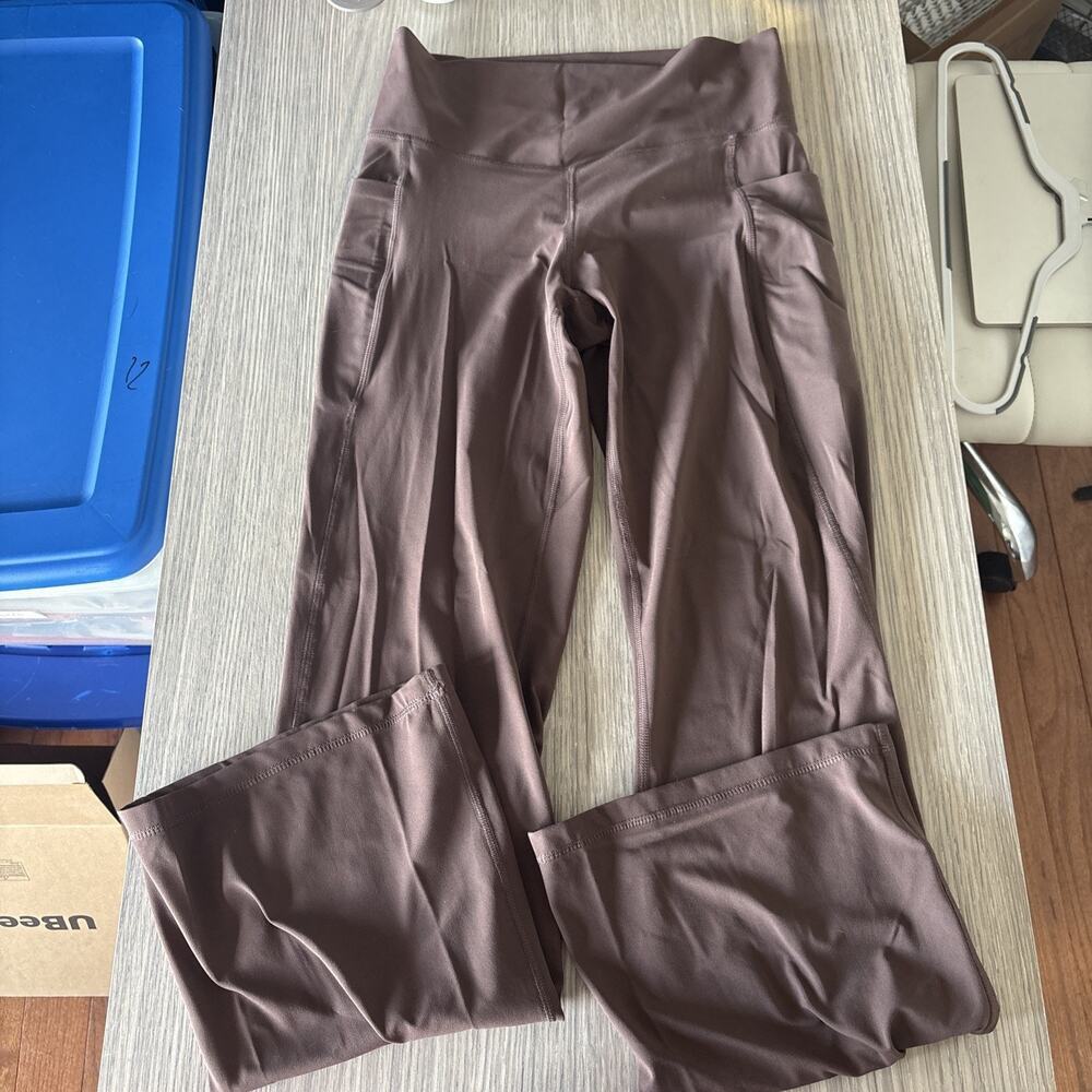 Member's Mark Women's Everyday Flare Leg Yoga Pants Medium Brown